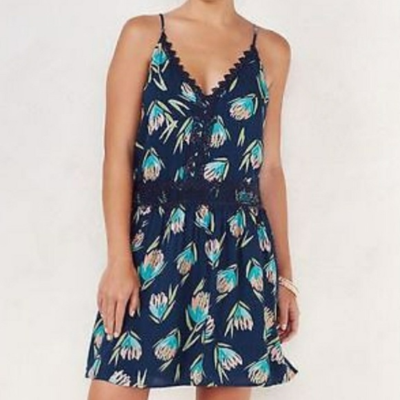 LC Lauren Conrad Dresses & Skirts - 🍀Lauren Conrad Drop Waist Sundress Size L